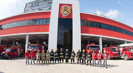 Prédio dos bombeiros voluntários de joinville